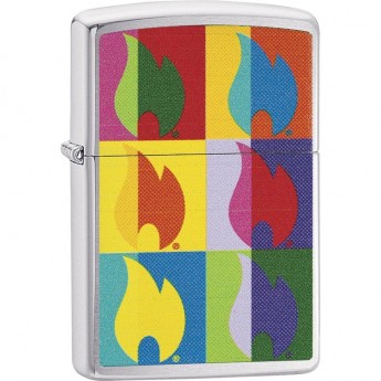 Зажигалка ZIPPO CLASSIC ABSTRACT FLAME 29623 Зажигалка ZIPPO CLASSIC ABSTRACT FLAME 29623